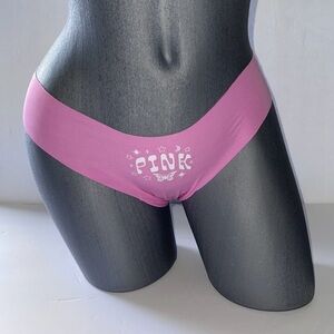 Victoria’s Secret Pink Cotton Seamless Invisible Thong Underwear. NWT